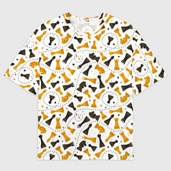 Мужская футболка оверсайз Шахматные фигуры - Chess