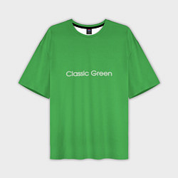 Мужская футболка оверсайз Classic Green