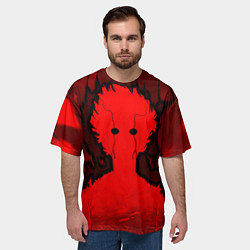 Футболка оверсайз мужская Mob Psycho 100 Rage, цвет: 3D-принт — фото 2