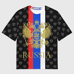 Мужская футболка оверсайз Russia