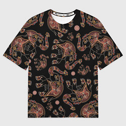 Мужская футболка оверсайз Слон индийский