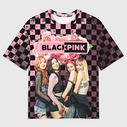 Футболка оверсайз мужская Blackpink - girls, цвет: 3D-принт