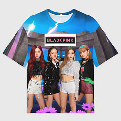 Футболка оверсайз мужская Kpop Blackpink, цвет: 3D-принт