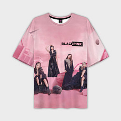 Футболка оверсайз мужская Blackpink poster, цвет: 3D-принт