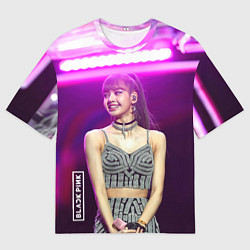 Футболка оверсайз мужская Blackpink Lisa awarded, цвет: 3D-принт