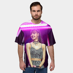 Футболка оверсайз мужская Blackpink Lisa awarded, цвет: 3D-принт — фото 2