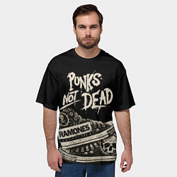 Футболка оверсайз мужская Punk Shoes, цвет: 3D-принт — фото 2