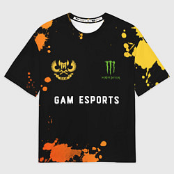 Футболка оверсайз мужская Gam Esports форма, цвет: 3D-принт