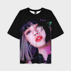 Футболка оверсайз мужская Blackpink Lisa brunette, цвет: 3D-принт