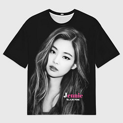Футболка оверсайз мужская Jennie Kim Blackpink, цвет: 3D-принт