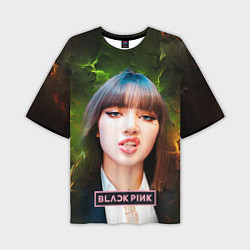 Футболка оверсайз мужская Blackpink Lisa, цвет: 3D-принт