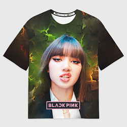 Мужская футболка оверсайз Blackpink Lisa