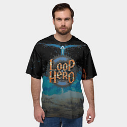 Футболка оверсайз мужская Loop Hero world, цвет: 3D-принт — фото 2