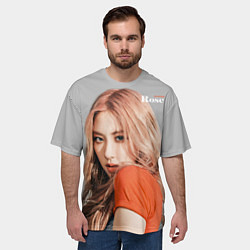 Футболка оверсайз мужская Rosanna Park Blackpink, цвет: 3D-принт — фото 2