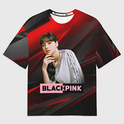 Футболка оверсайз мужская Lisa Blackpink kpop, цвет: 3D-принт