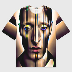 Футболка оверсайз мужская Грустный мим, цвет: 3D-принт