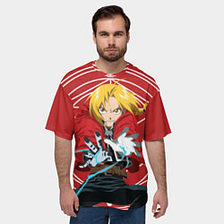 Футболка оверсайз мужская Edward magic, цвет: 3D-принт — фото 2