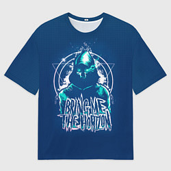 Футболка оверсайз мужская Bring Me The Horizon Scull, цвет: 3D-принт