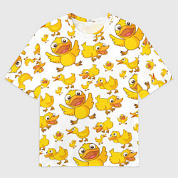 Мужская футболка оверсайз Yellow ducklings