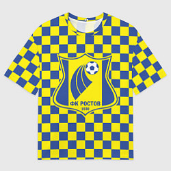 Футболка оверсайз мужская Ростов Футбольный Клуб, цвет: 3D-принт
