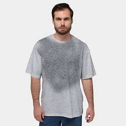 Футболка оверсайз мужская Мокрая, цвет: 3D-принт — фото 2