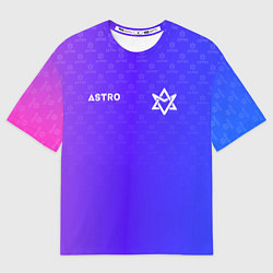 Мужская футболка оверсайз Astro pattern