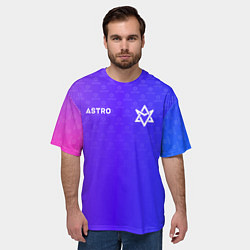 Футболка оверсайз мужская Astro pattern, цвет: 3D-принт — фото 2