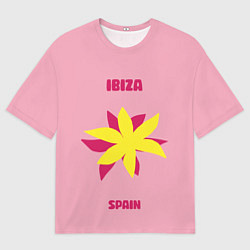 Футболка оверсайз мужская Ибица - Испания, цвет: 3D-принт