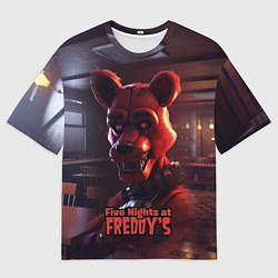 Футболка оверсайз мужская Five Nights at Freddys Mangle, цвет: 3D-принт