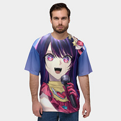 Футболка оверсайз мужская Звёздное Дитя Ai, цвет: 3D-принт — фото 2