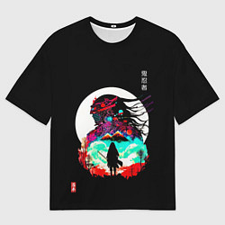 Футболка оверсайз мужская Величие в лунном свете, цвет: 3D-принт
