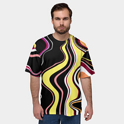 Футболка оверсайз мужская Дисгармония, цвет: 3D-принт — фото 2