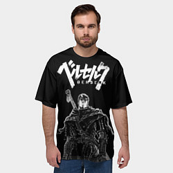 Футболка оверсайз мужская Просто Берсерк, цвет: 3D-принт — фото 2