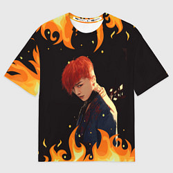 Футболка оверсайз мужская G-Dragon BigBang, цвет: 3D-принт