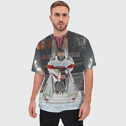 Футболка оверсайз мужская Sergey Bobrovsky - Florida panthers - hockey, цвет: 3D-принт — фото 2