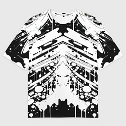 Футболка оверсайз мужская Mirror abstraction - vogue, цвет: 3D-принт