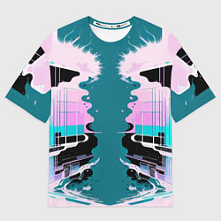 Футболка оверсайз мужская Vanguard abstraction - vogue, цвет: 3D-принт