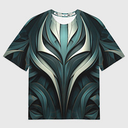 Мужская футболка оверсайз Абстрактные узор в виде лица