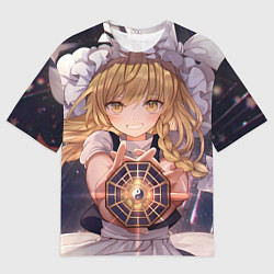 Футболка оверсайз мужская Touhou Project Marisa Kirisame, цвет: 3D-принт