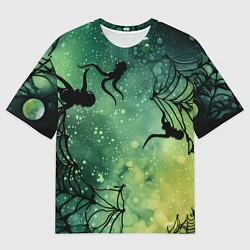 Футболка оверсайз мужская Мрачный паук, цвет: 3D-принт