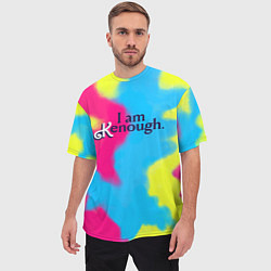 Футболка оверсайз мужская I Am Kenough Tie-Dye, цвет: 3D-принт — фото 2