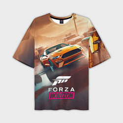 Мужская футболка оверсайз Forza Horizon race