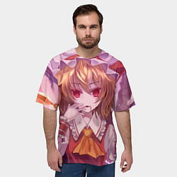 Футболка оверсайз мужская Touhou Project Flandre Scarlet, цвет: 3D-принт — фото 2