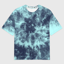 Футболка оверсайз мужская Tie-Dye дизайн, цвет: 3D-принт