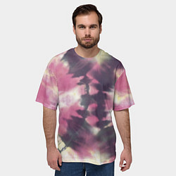 Футболка оверсайз мужская Tie-Dye дизайн, цвет: 3D-принт — фото 2