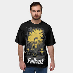 Футболка оверсайз мужская Fallout boys, цвет: 3D-принт — фото 2