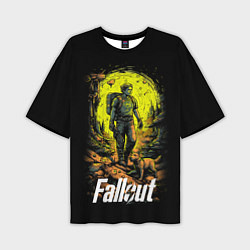 Футболка оверсайз мужская Fallout poster, цвет: 3D-принт