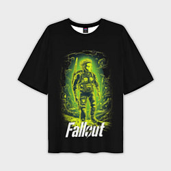 Футболка оверсайз мужская Fallout game poster style, цвет: 3D-принт