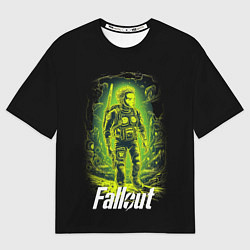 Футболка оверсайз мужская Fallout game poster style, цвет: 3D-принт