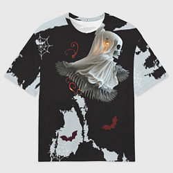 Футболка оверсайз мужская Ночные приключения, цвет: 3D-принт